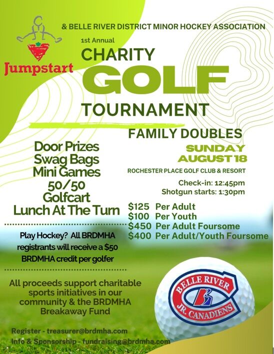 News > BRDMHA 1st Annual Golf Tournament (Belle River District Minor